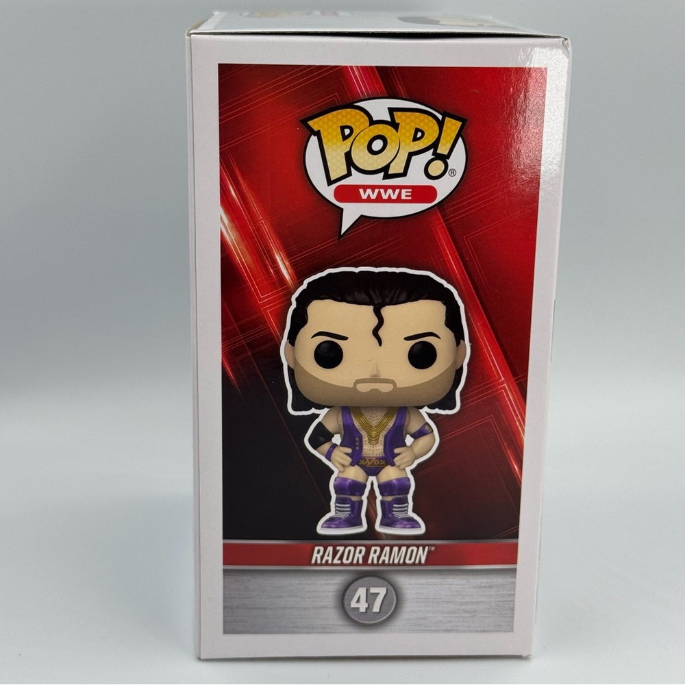 Funko Pop WWE Razor Ramon #47 GameStop Exclusive New - Picture 4 of 7